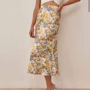 Reformation maxi skirt